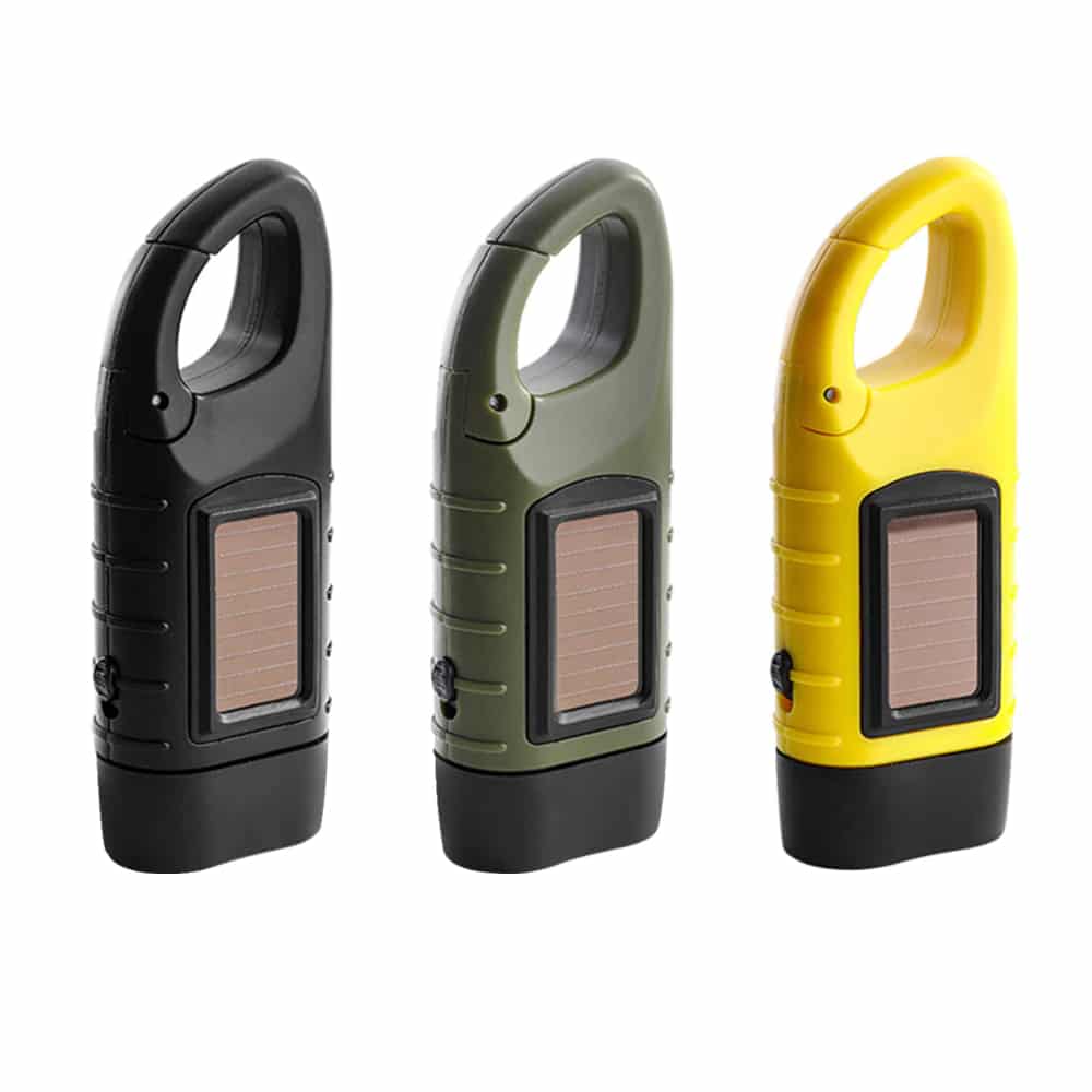 Lampe De Poche Solaire Rechargeable, Avec Lampe De Poche Solaire à  Manivelle, Torche à Dynamo à énergie Solaire Pour Le Camping En Plein Air,  Le Camping, La Randonnée 