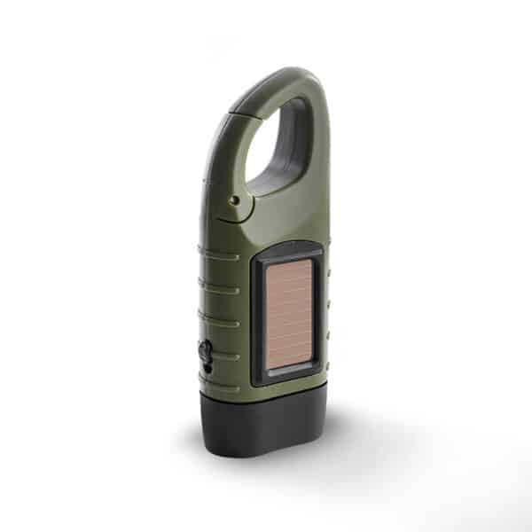 Lampe torche rechargeable à énergie solaire et dynamo – Image 6