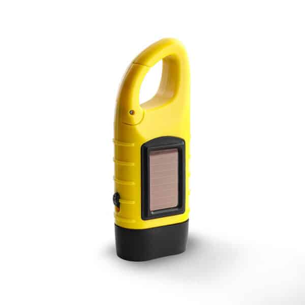 Lampe torche rechargeable à énergie solaire et dynamo – Image 7