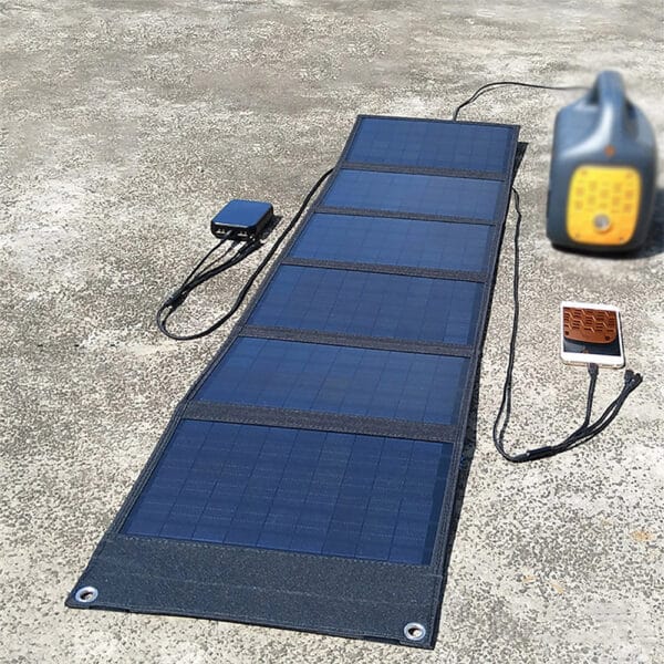 Panneau solaire pliable bleu pour la randonnée 2374 6ec90d