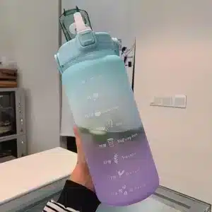 Jolie gourde de grande capacité bicolore