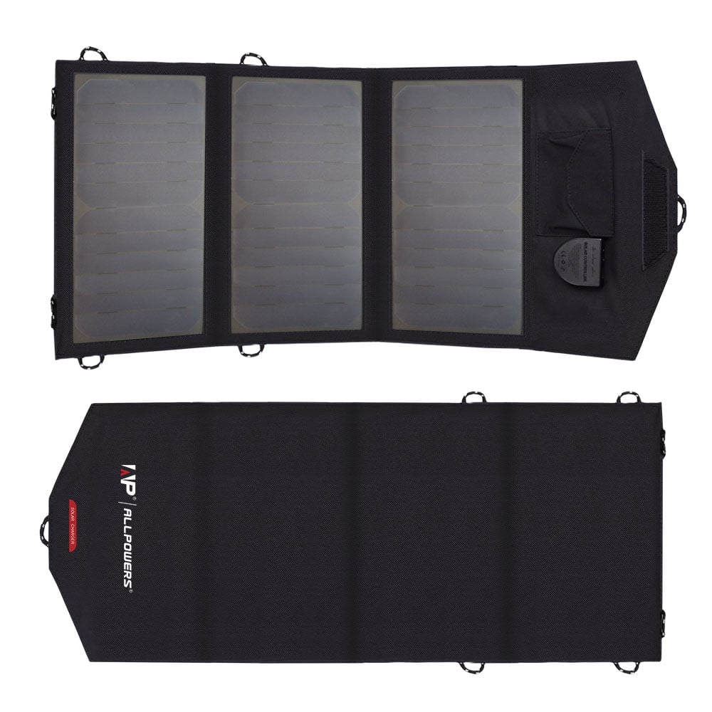 Panneau solaire pliable avec chargeur USB  pour randonnée – Image 12