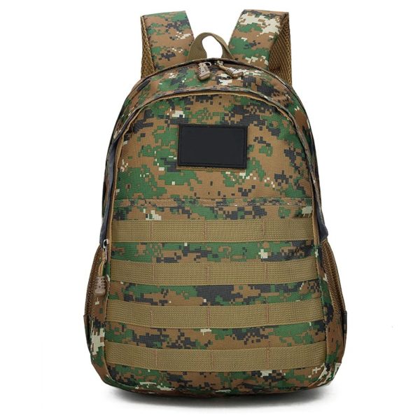 Sac à dos Imprimé camouflage pour randonnée sac militaire vert