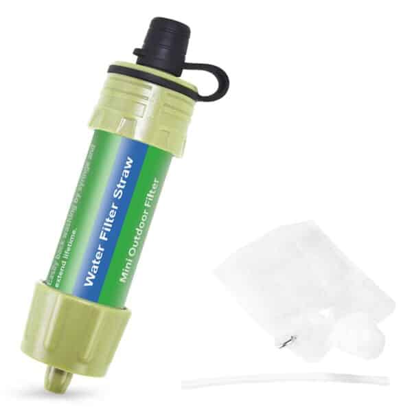 Minifiltre à eau randonnée en paille compact vet filtre