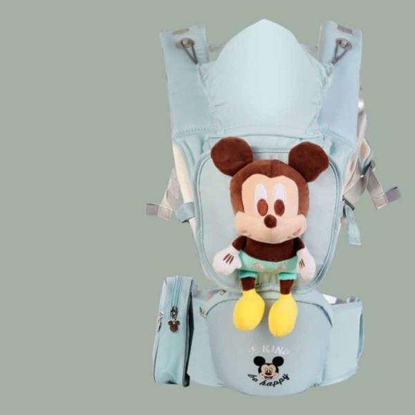 Porte-bébé randonnée avec peluche Mickey et Minnie 3480 gweb1n