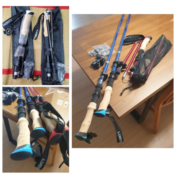 Bâtons randonnée pliables en alliage d'aluminium – Image 3
