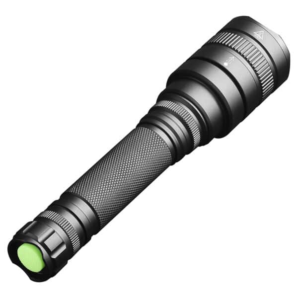 Lampe de poche à LED noire avec zoom 6589 tpjebl