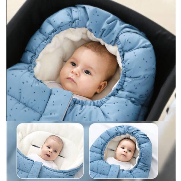 Sac de couchage chaud pour bébé étanche adaptable aux poussettes 8023