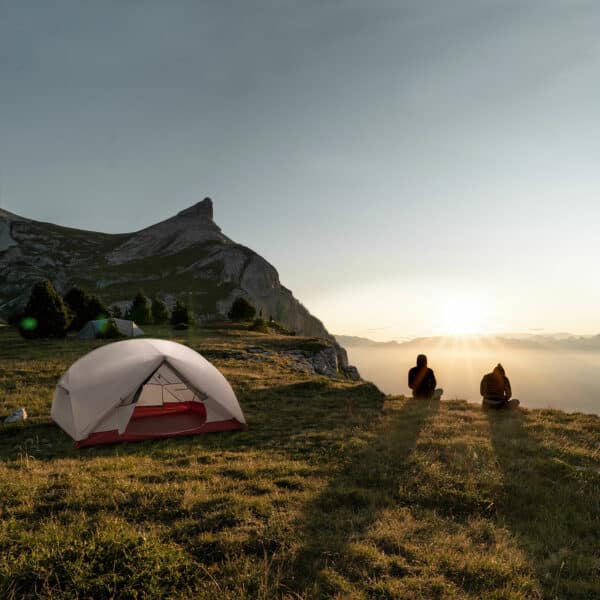 Tente de randonnée ultralégère étanche pour 2 personnes avec tapis 8755 mrdsom