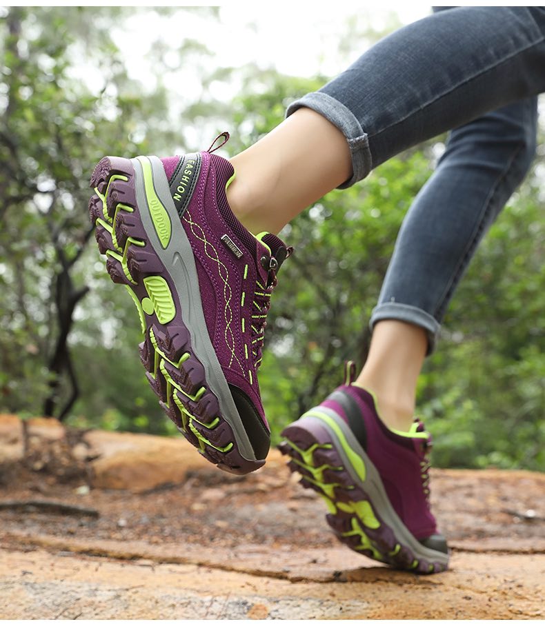 Chaussures De Randonnée Pour Femmes ZHENSI : Baskets Respirantes, Légères, Semelle Antidérapante - Idéales Pour Trekking, Camping, Marche