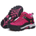 Botte randonnée avec fourrure pour femme