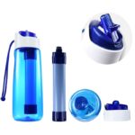 Purificateur d'eau avec filtre en paille de 750 ml