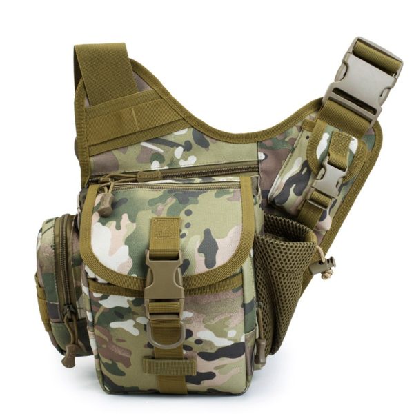 Sac à bandoulière militaire tactique pour appareil photo camouflage