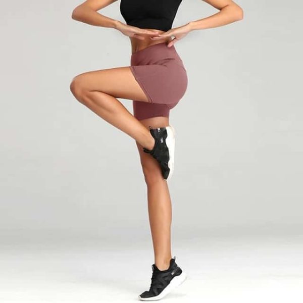 Short randonnée cyclisme taille haute pour femme – Image 2