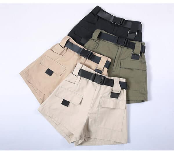 Bermuda randonnée cargo avec ceinture pour femme – Image 7