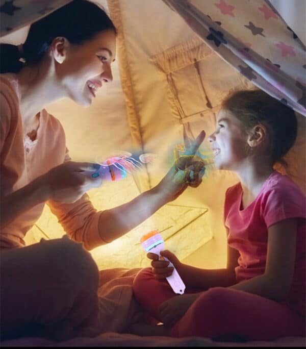 LAMPE DE POCHE projecteur d'image POUR ENFANTS lampe de poche coloree pour enfants 3
