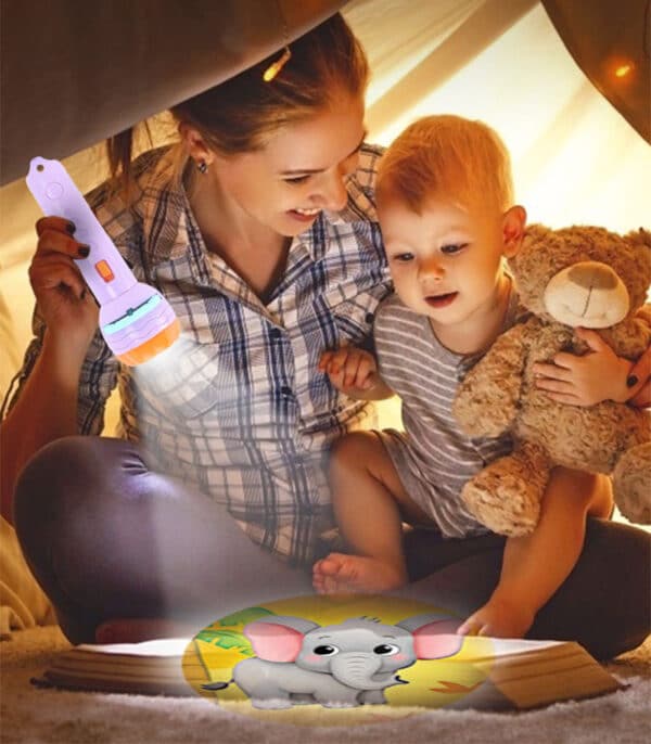 LAMPE DE POCHE projecteur d'image POUR ENFANTS lampe de poche coloree pour enfants 4