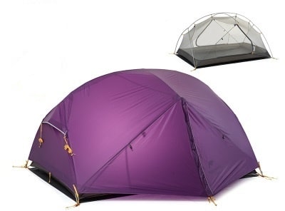Tente de randonnée pour 1 à 2 personnes ultra-légère tente de randonnee pour 1 a 2 personnes ultra legere violet