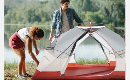 Tente Ultralégère 2 Personnes 3 Saisons - Poids 1.15kg, Étanche 5000mm, Pour Randonnée Et Camping Sauvage