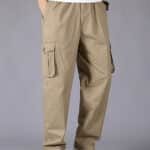 Pantalon cargo de style militaire pour homme