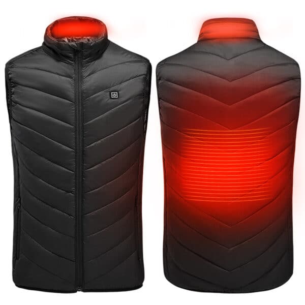 Gilet chauffant électrique pour la randonnée pour homme