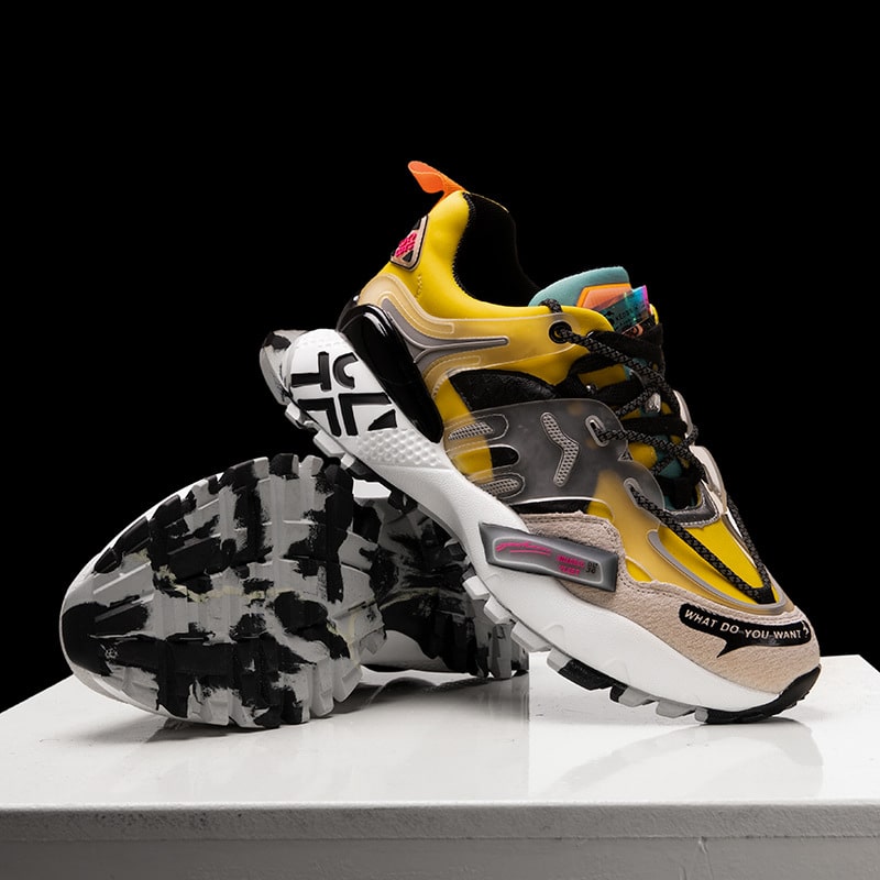 Baskets en cuir blanc pour la randonnée – Image 3