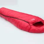 Sac de couchage grand froid ultraléger rouge