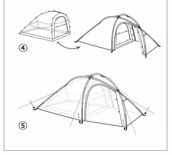 Tente ultralégère pour 4 personnes – Image 5