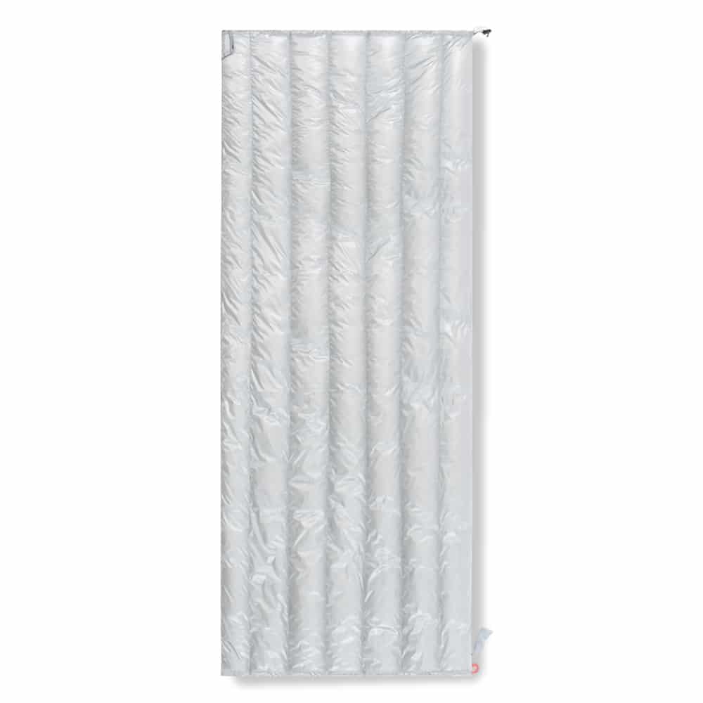 Sac de couchage en duvet enveloppe ultralégère gris