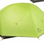 Tente de voyage ultralégère 2 personnes vert clair