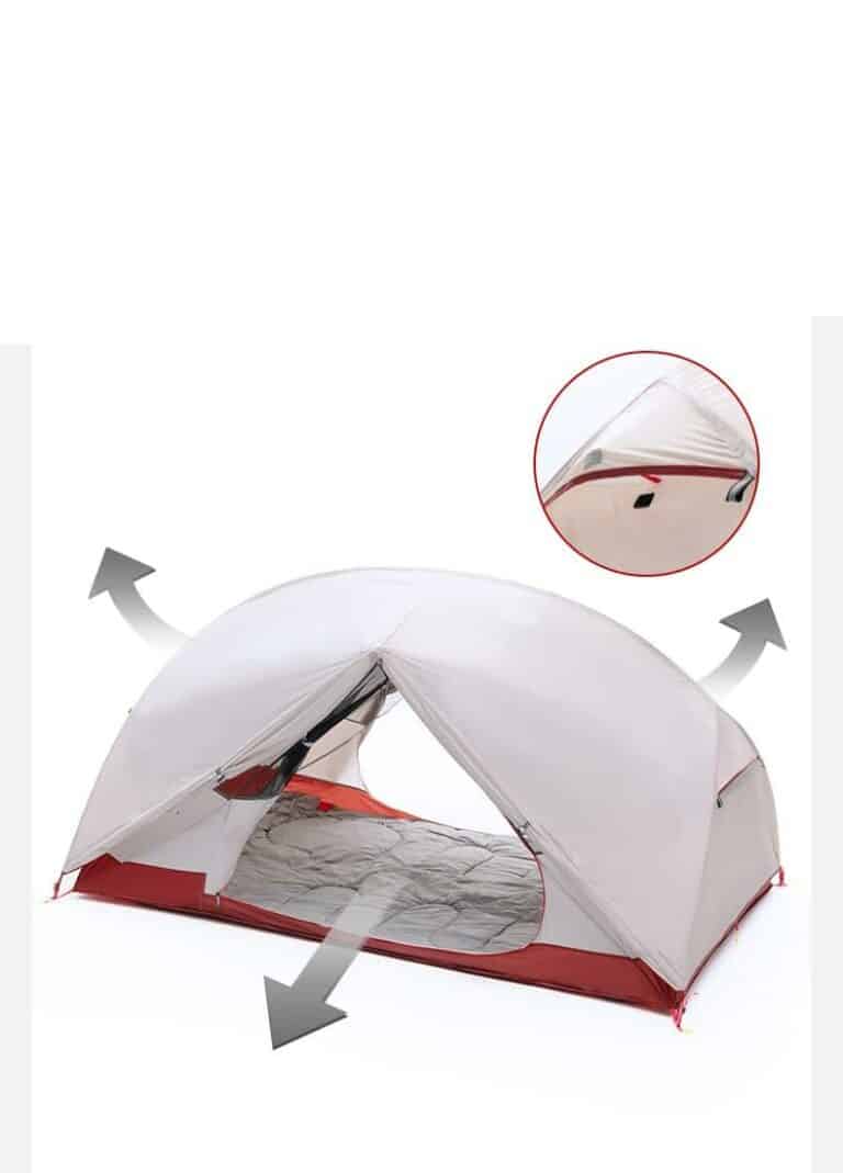 Tente Ultralégère Dôme 2 Personnes Camping Ventilée 4 Saison Imperméable LIVRAISON GRATUITE - Tentes (14719681