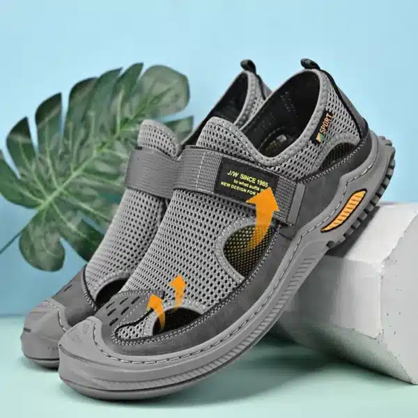 ATIKA - Sandales De Randonnée Pour Femme - Orteils Fermés, Légères, Pour Marche, Randonnée Et Activités Aquatiques