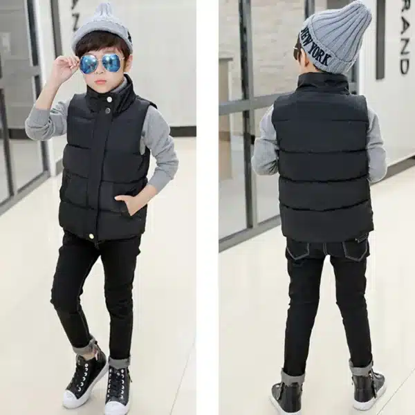 Doudoune-enfant-sans-manche