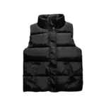 Doudoune-enfant-sans-manche-noir