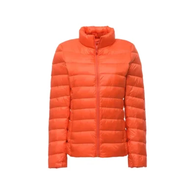 Doudoune-ultra-légère-femme-orange