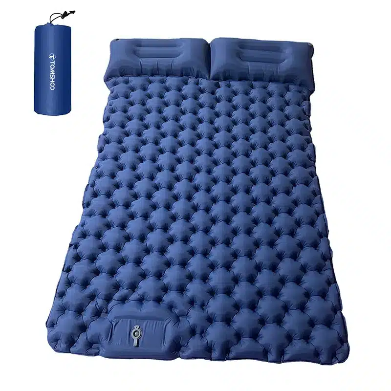 matelas-camping-2-places-bleu-marine-196-x-125-cm