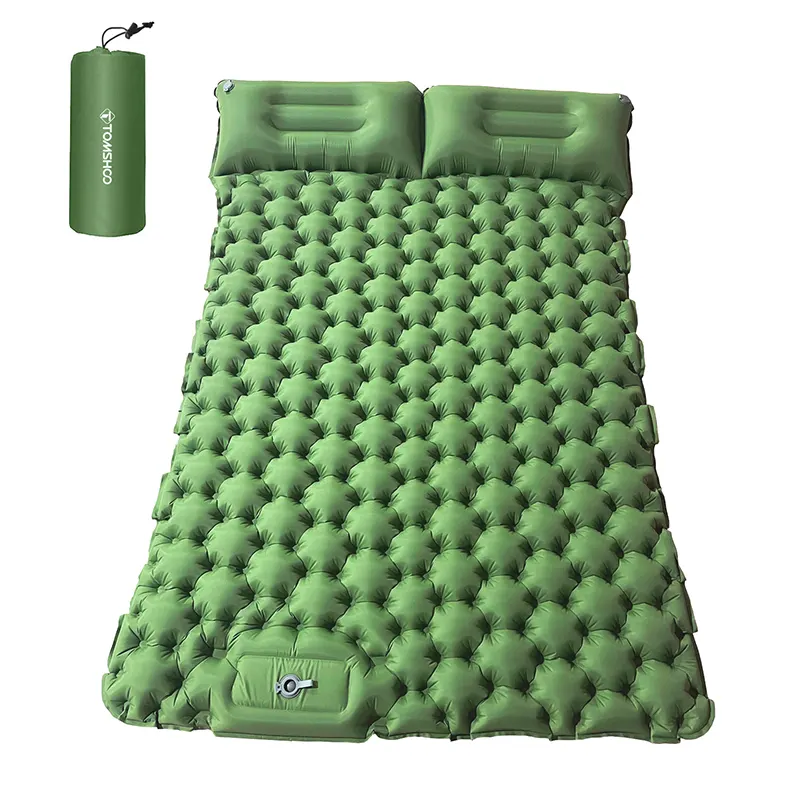 matelas-camping-2-places-vert-196-x-125-cm