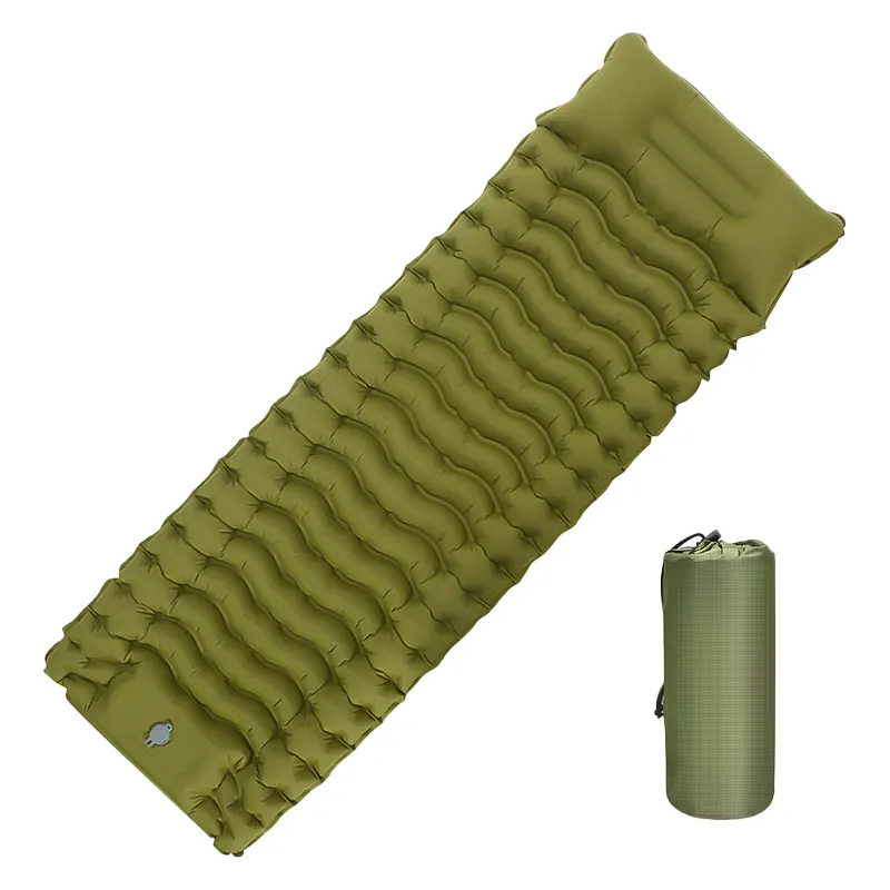 Matelas-camping-confortable-vert-190-x-65-cm