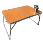 Table de camping pliante en alu