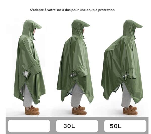 Poncho randonnée militaire – Image 3