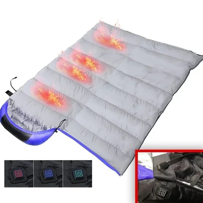 Sac de couchage chauffant