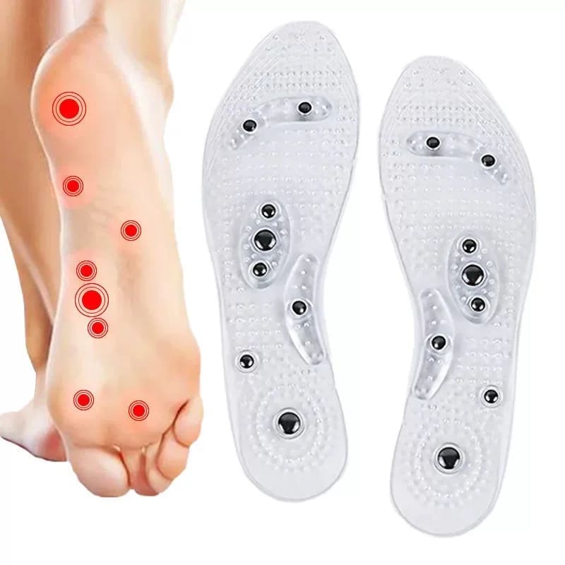 Semelles Magnétiques Massage - EVA, Aimants, Pour Pieds Fatigués, Sport, Travail Debout