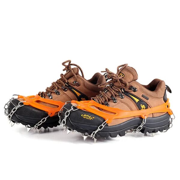 Crampons 7 Pointes Pour Chaussures - Antidérapants Sur Glace Et Neige, Acier Inox, Universels
