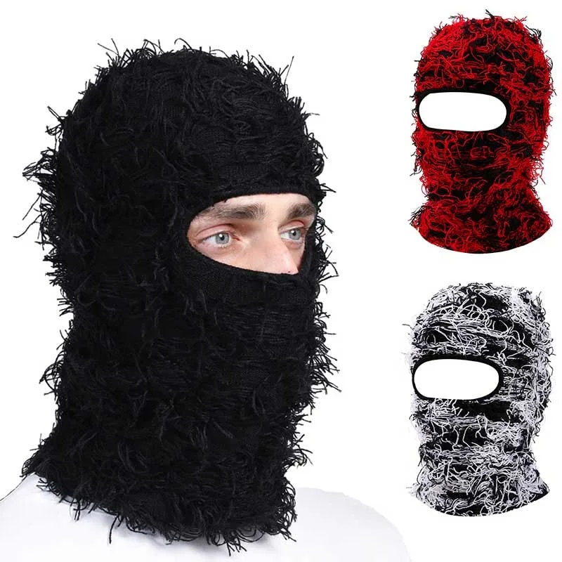 Cagoules De Ski à 2 Trous - Lot De 2 - Noir - Taille Unique - Pour Homme Et Femme - Protection UV, Respirant, Pour Moto, Vélo, Randonnée