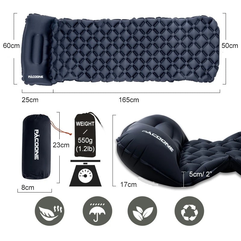 Matelas de couchage gonflable