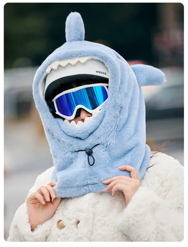 Cagoule de ski requin