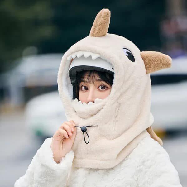 Cagoule de ski requin