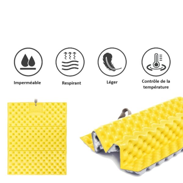 Tapis de sol camping coussin d'extérieur