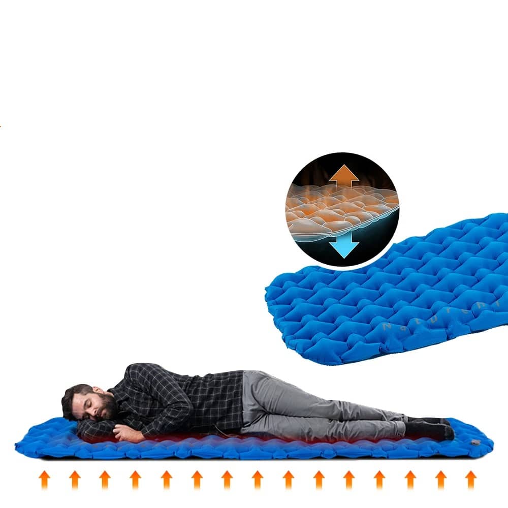 Matelas de camping gonflable léger