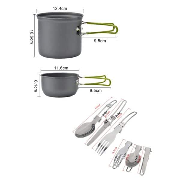 Ustensiles de cuisine camping